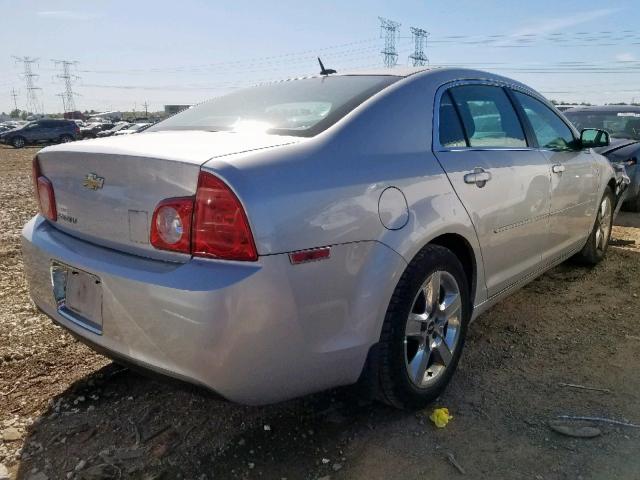 1G1ZC5EB0AF208084 - 2010 CHEVROLET MALIBU 1LT SILVER photo 4
