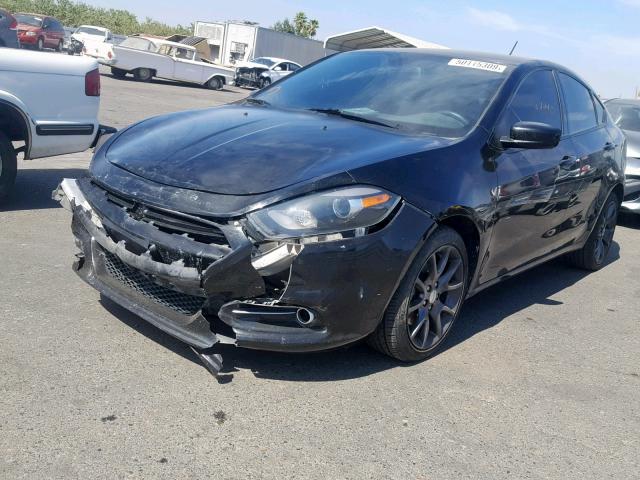 1C3CDFBBXGD607842 - 2016 DODGE DART SXT BLACK photo 2