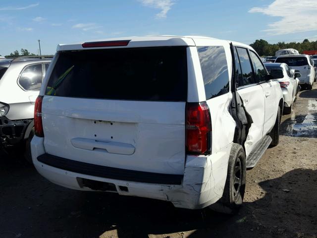 1GNLCDEC7GR263047 - 2016 CHEVROLET TAHOE POLI WHITE photo 4