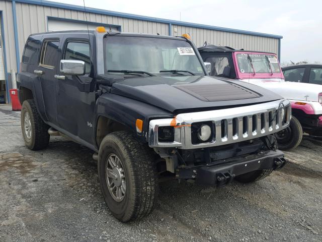 5GTDN136X68306733 - 2006 HUMMER H3 BLACK photo 1