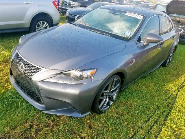 JTHBF1D27F5068279 - 2015 LEXUS IS 250 GRAY photo 2