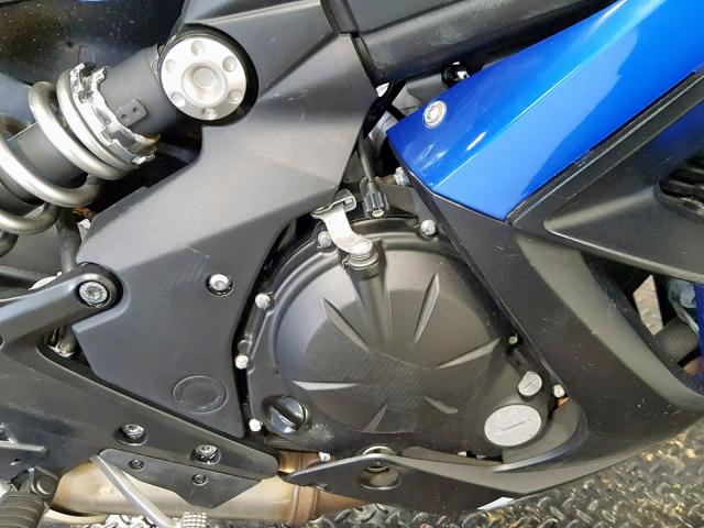 JKAEXEE12DDA11688 - 2013 KAWASAKI EX650 E BLUE photo 5