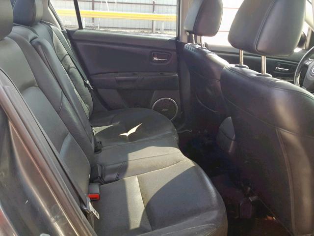 JM1BK323391190900 - 2009 MAZDA 3 S GRAY photo 6