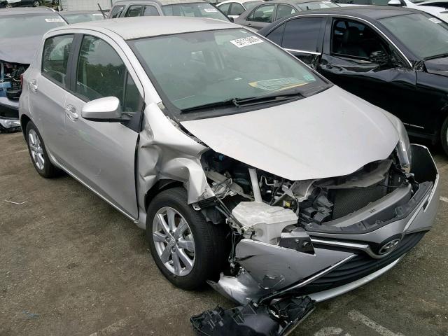 VNKKTUD3XGA061279 - 2016 TOYOTA YARIS L SILVER photo 1