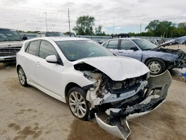 JM1BL1H53A1190684 - 2010 MAZDA 3 S WHITE photo 1