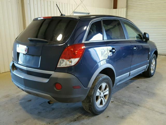 3GSCL33P58S727528 - 2008 SATURN VUE XE BLUE photo 4