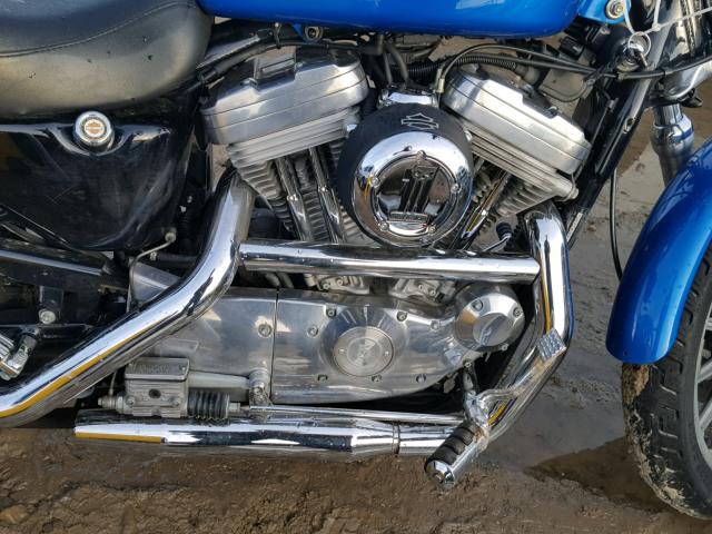 1HD4CEM182K147259 - 2002 HARLEY-DAVIDSON XL883 HUGG BLUE photo 7