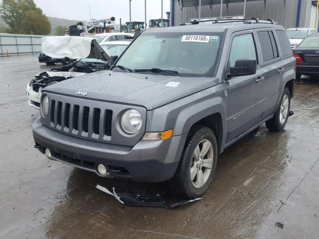 1C4NJRCB9CD584237 - 2012 JEEP PATRIOT LI GRAY photo 2