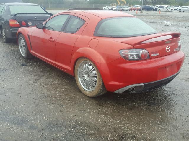 JM1FE17N740127627 - 2004 MAZDA RX8 RED photo 3