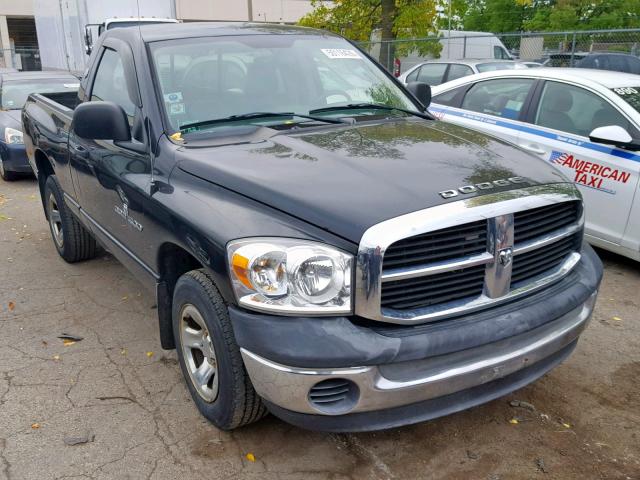 1D7HA16K27J618879 - 2007 DODGE RAM 1500 S BLACK photo 1