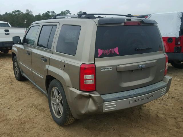 1J8FT48W88D617581 - 2008 JEEP PATRIOT LI GRAY photo 3