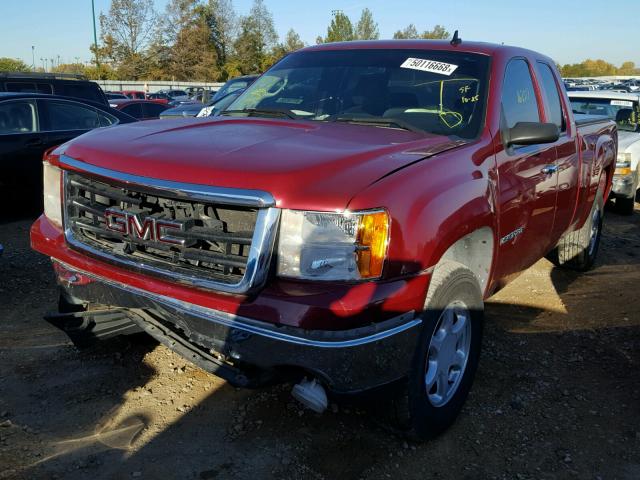 1GTEC19087Z537145 - 2007 GMC NEW SIERRA MAROON photo 2