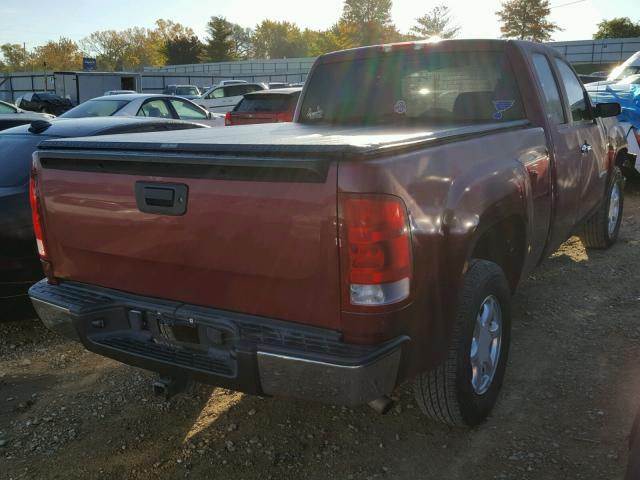 1GTEC19087Z537145 - 2007 GMC NEW SIERRA MAROON photo 4