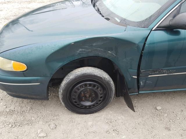 2G4WS52M1X1496356 - 1999 BUICK CENTURY CU GREEN photo 9