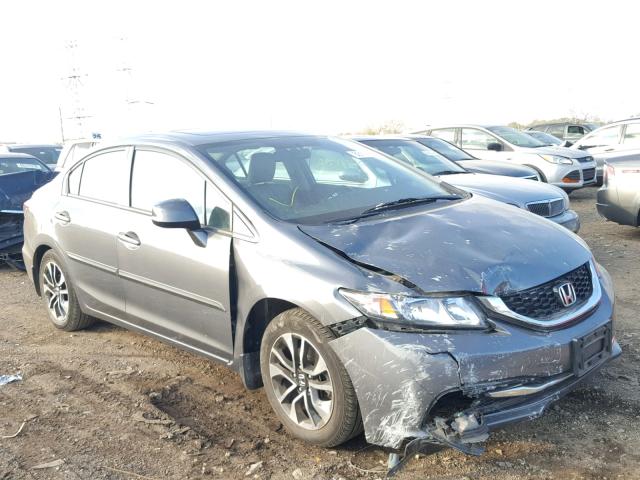 19XFB2F95DE046331 - 2013 HONDA CIVIC EXL GRAY photo 1