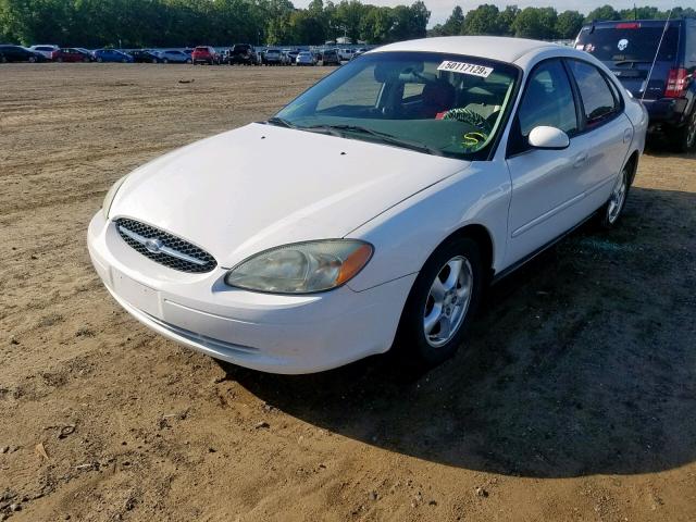 1FAFP55U73A212302 - 2003 FORD TAURUS SES WHITE photo 2