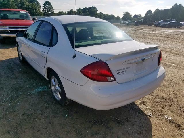 1FAFP55U73A212302 - 2003 FORD TAURUS SES WHITE photo 3