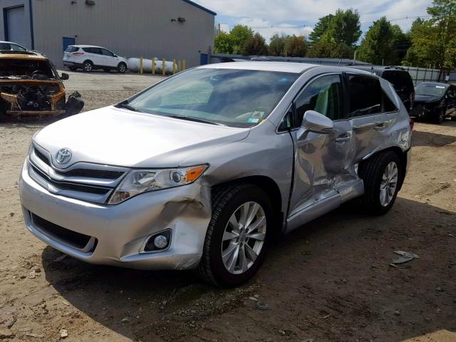 4T3BA3BB8DU039233 - 2013 TOYOTA VENZA LE SILVER photo 2