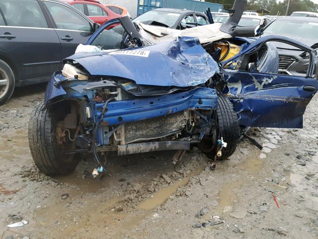 1G1JC12F857144888 - 2005 CHEVROLET CAVALIER BLUE photo 2