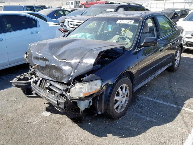 JHMCG66802C015462 - 2002 HONDA ACCORD EX BLACK photo 2