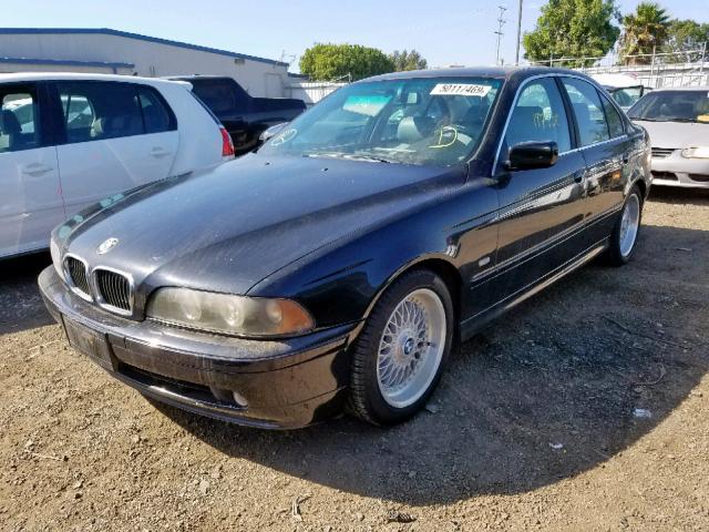 WBADT33441GF40551 - 2001 BMW 525 I BLACK photo 2