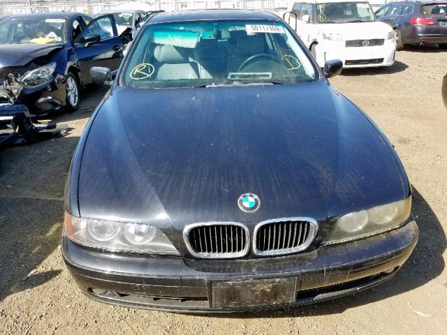 WBADT33441GF40551 - 2001 BMW 525 I BLACK photo 9