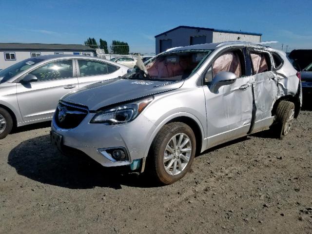 LRBFX2SA1KD019271 - 2019 BUICK ENVISION E WHITE photo 2