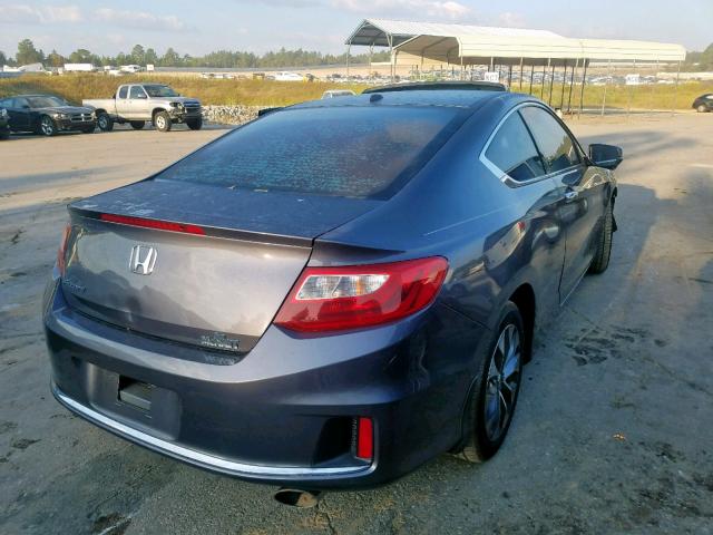 1HGCT1B86DA007498 - 2013 HONDA ACCORD EXL GRAY photo 4