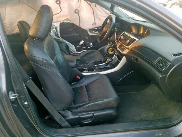 1HGCT1B86DA007498 - 2013 HONDA ACCORD EXL GRAY photo 5