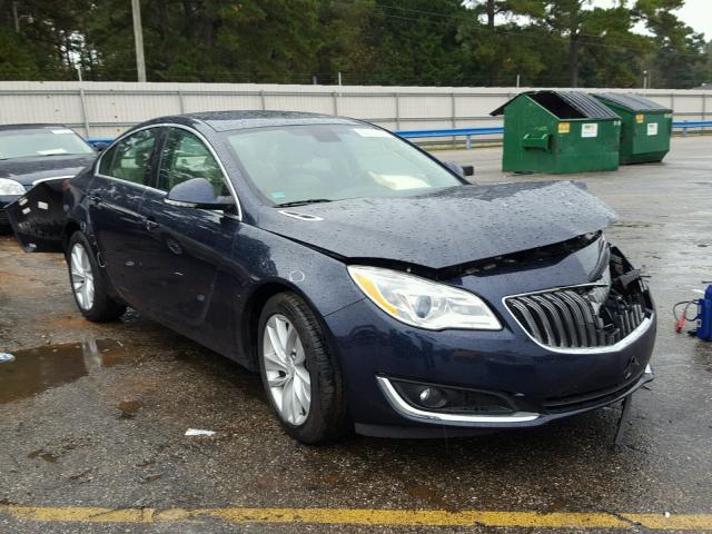 2G4GK5EX4F9161683 - 2015 BUICK REGAL BLUE photo 1