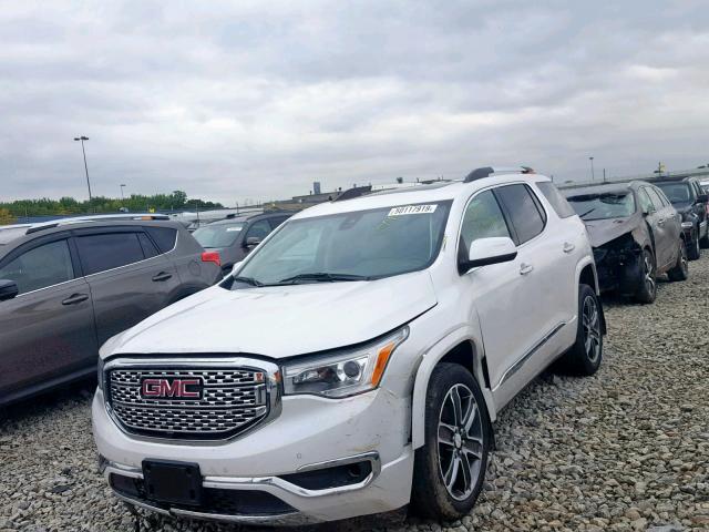 1GKKNXLS8HZ310053 - 2017 GMC ACADIA DEN WHITE photo 2