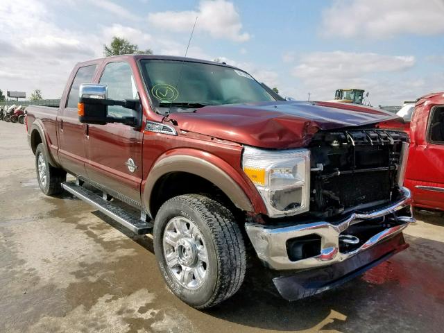 1FT7W2BT8GEB10789 - 2016 FORD F250 SUPER MAROON photo 1