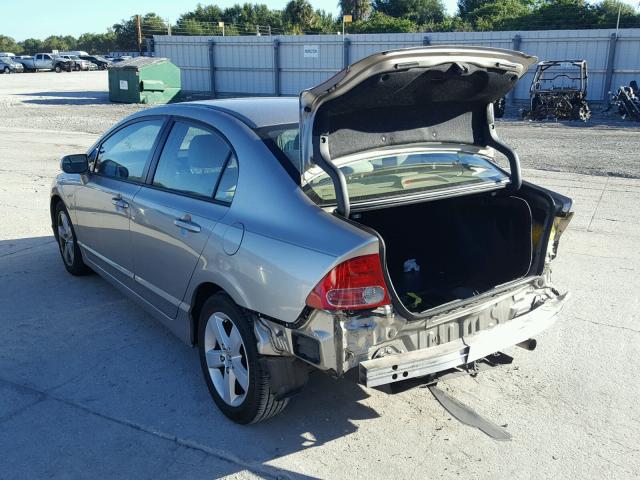 1HGFA16816L120358 - 2006 HONDA CIVIC EX BEIGE photo 3
