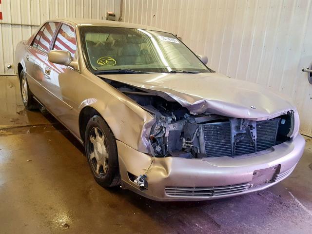 1G6KD54Y62U136321 - 2002 CADILLAC DEVILLE GOLD photo 1