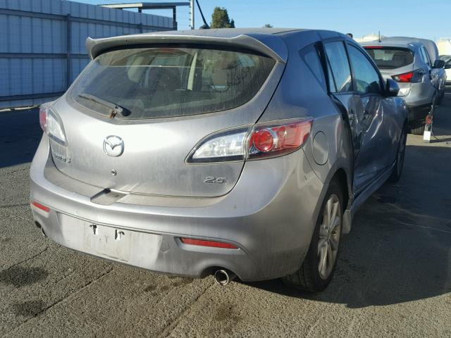 JM1BL1K64B1492309 - 2011 MAZDA 3 S SILVER photo 4