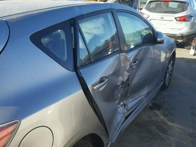 JM1BL1K64B1492309 - 2011 MAZDA 3 S SILVER photo 9