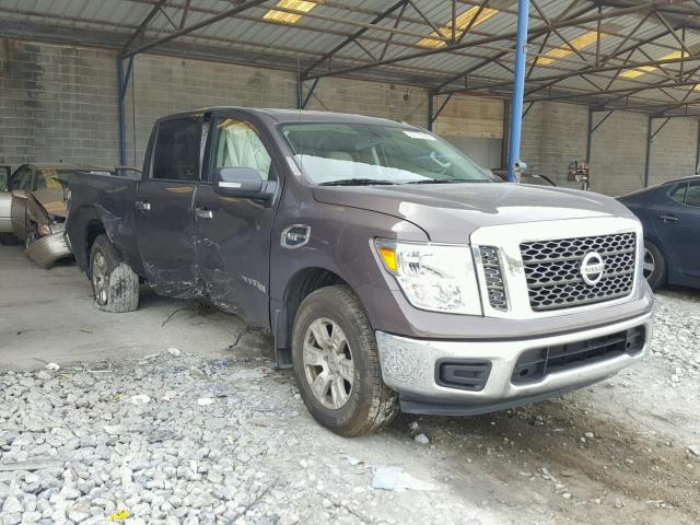 1N6AA1EK4HN531179 - 2017 NISSAN TITAN S BROWN photo 1