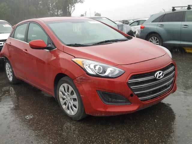 KMHD35LH8GU337618 - 2016 HYUNDAI ELANTRA GT RED photo 1