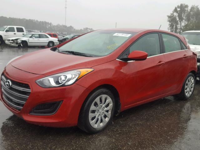 KMHD35LH8GU337618 - 2016 HYUNDAI ELANTRA GT RED photo 2