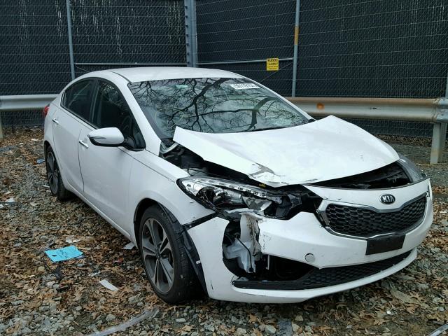 KNAFX4A84G5481558 - 2016 KIA FORTE EX WHITE photo 1