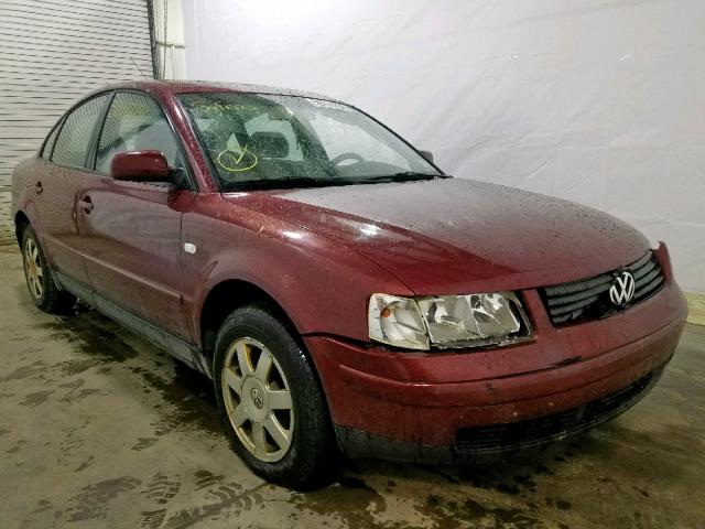 WVWAC63BX1P008904 - 2001 VOLKSWAGEN PASSAT GLS RED photo 1