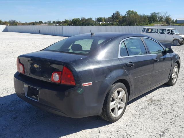 1G1ZG57BX9F172546 - 2009 CHEVROLET MALIBU LS 黑色 照片 4