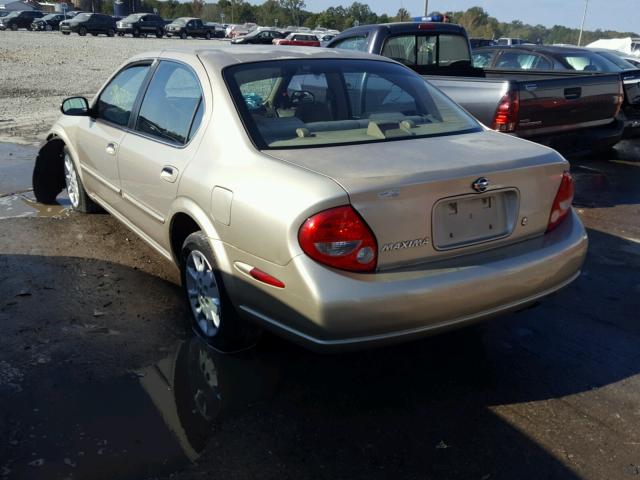 JN1CA31D81T621700 - 2001 NISSAN MAXIMA GXE TAN photo 3