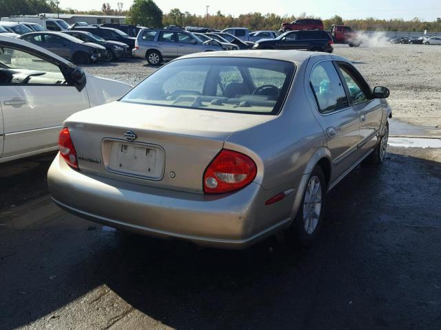 JN1CA31D81T621700 - 2001 NISSAN MAXIMA GXE TAN photo 4