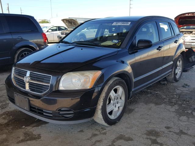 1B3HB48A79D112111 - 2009 DODGE CALIBER SX BLACK photo 2