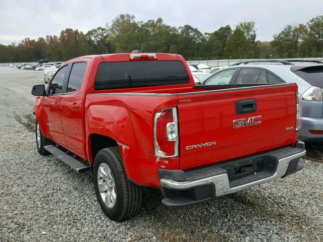 1GTG5CEA2H1100125 - 2017 GMC CANYON SLE RED photo 3