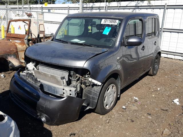 JN8AZ2KR1CT251313 - 2012 NISSAN CUBE BASE GRAY photo 2