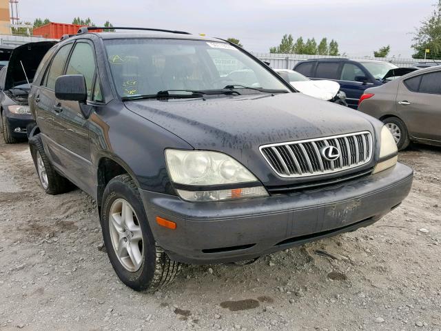 JTJHF10U930302995 - 2003 LEXUS RX 300 BLACK photo 1