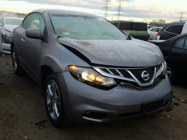 JN8AZ1FY3CW100273 - 2012 NISSAN MURANO CRO GRAY photo 1