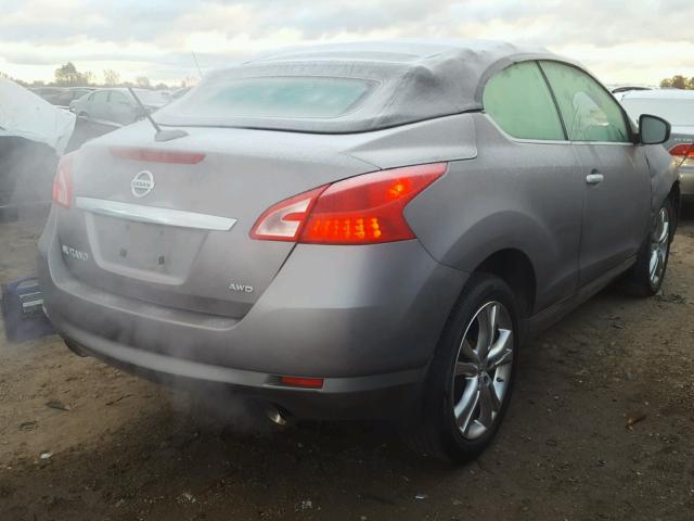 JN8AZ1FY3CW100273 - 2012 NISSAN MURANO CRO GRAY photo 4